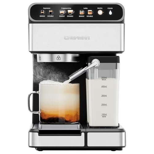 Chefman CaféMaster Pro Espresso Machine, Brew Single or...