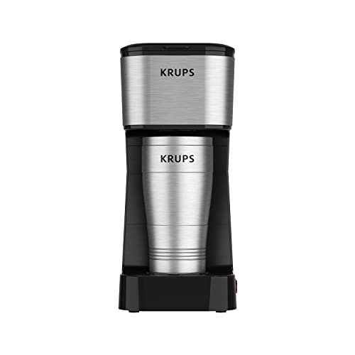 KRUPS: 2 Cup Coffee Maker, Simply Brew Single Serve Tumbler