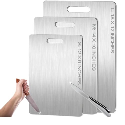 Titanium Cutting Board - 2025 New Upgrade Pure Double Sided.