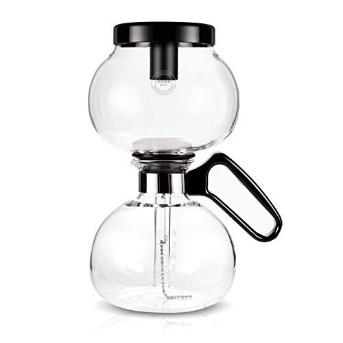 Yama Glass 8-Cup Stovetop Siphon Coffee Maker, Borosilicate.