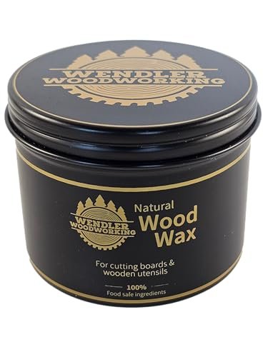 Natural Wood Wax (4 oz) for Cutting Boards and Utensils