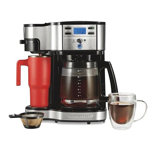 Hamilton Beach 2-Way Programmable Coffee Maker, 12 Cup...