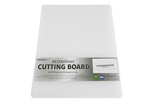 Thirteen Chefs Plastic Cutting Board - 18 x 12 Inch,