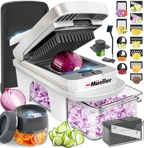 Mueller Pro-Series All-in-One, 12 Blade Mandoline Slicer...