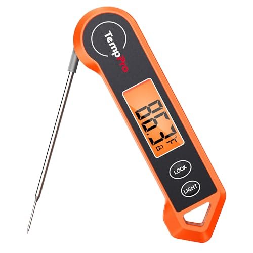 TempPro TP19H Digital Meat Thermometer for Cooking with...
