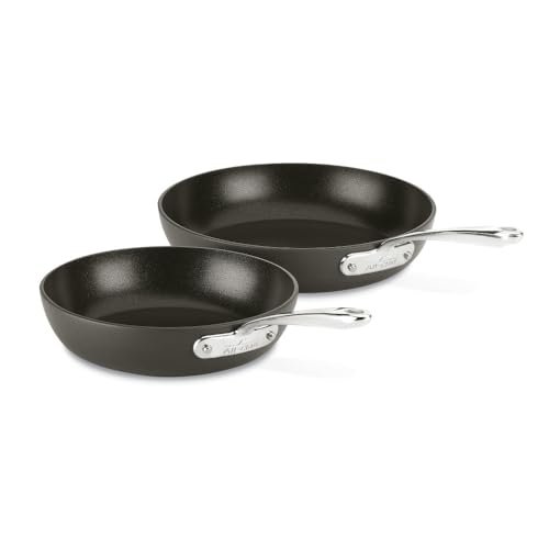 All-Clad Essentials Hard Anodized Nonstick Fry Pan 2-Piece...