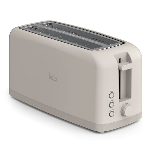 bella 4 Slice Slim Toaster, Fits-anywhere™ Kitchenware,...