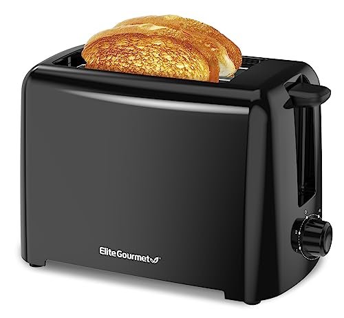 Elite Gourmet 2-Slice Cool Touch Toaster – Extra Wide Slots