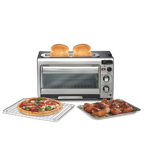Hamilton Beach 2-in-1 Countertop Toaster Oven and Long Slot...