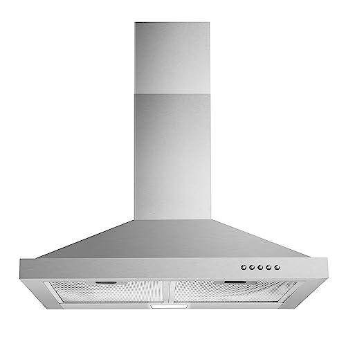 Tieasy Wall Mount Range Hood 30 inch Stainless Steel