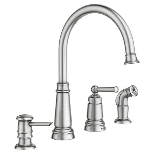 Moen Edison Spot Resist Stainless One-Handle High Arc...