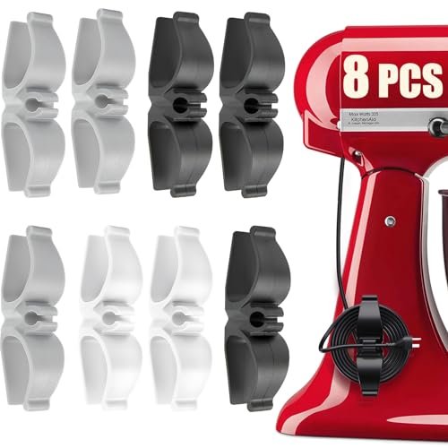 Lancord Cord Organizer for Appliances, 8 Pack Kitchen Stick...