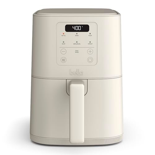bella 4Qt Slim Air Fryer, Fits-anywhere™ Kitchenware,...