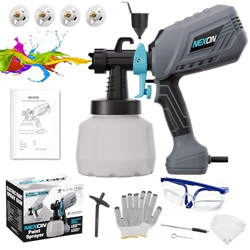 NEXON Paint Sprayer for House Painting – 600W Electric Gun