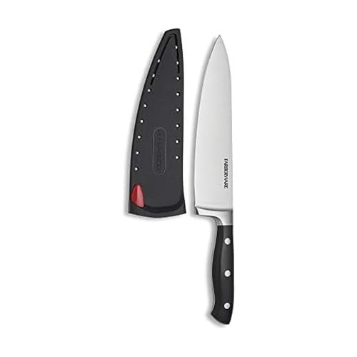 Farberware Edgekeeper 8-Inch Forged Triple Riveted Chef...