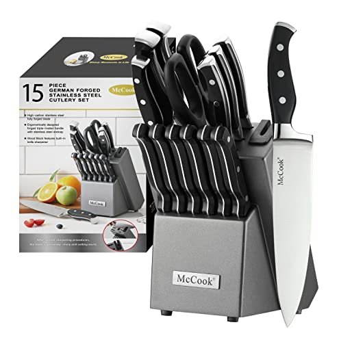 McCook® Knife Sets,German Stainless Steel Kitchen Knife...