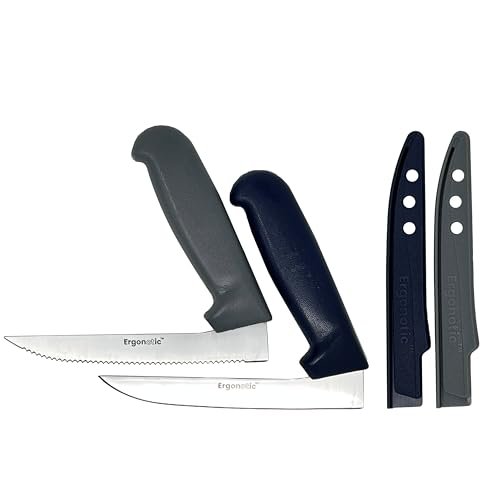 Right Angle Knife 2-Pack – Ergonomic L Shaped Arthritis...