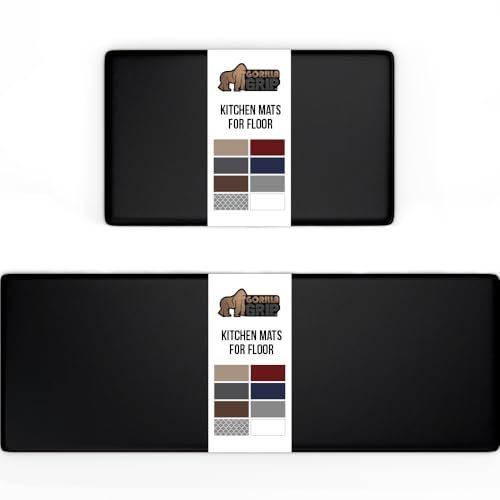 GORILLA GRIP 2 Pack Comfortable Cushioned Kitchen...