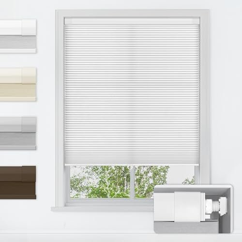 LazBlinds No Tools No Drill Cordless Cellular Honeycomb...