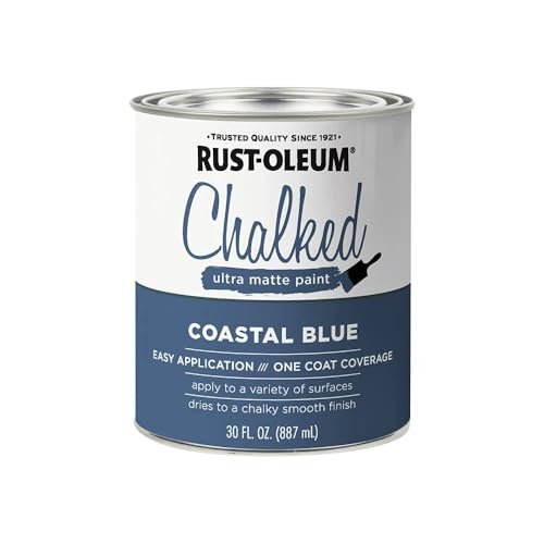 Rust-Oleum Coastal Blue Chalked All-in-One Ultra Matte...