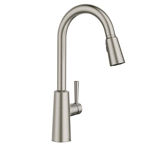 Moen Riley Spot Resist Stainless One-Handle Modern Pulldown...
