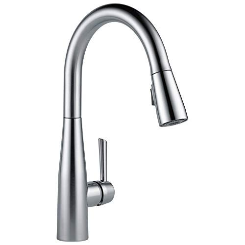 Delta Essa Brushed Nickel Kitchen Faucet with Pull Down...