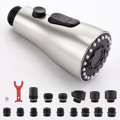 J-HVA Pull Down Kitchen Faucet Sprayer Head Replacement...