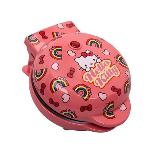 Uncanny Brands Hello Kitty Mini Waffle Maker Kitchen...