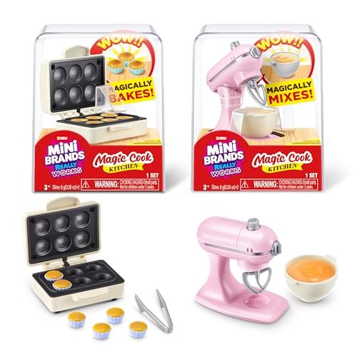 Mini Brands Really Works Magic Cook Kitchen Cupcake Maker...