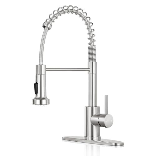 KHQF Kitchen Faucet with Pull Down Sprayer,Commercial...