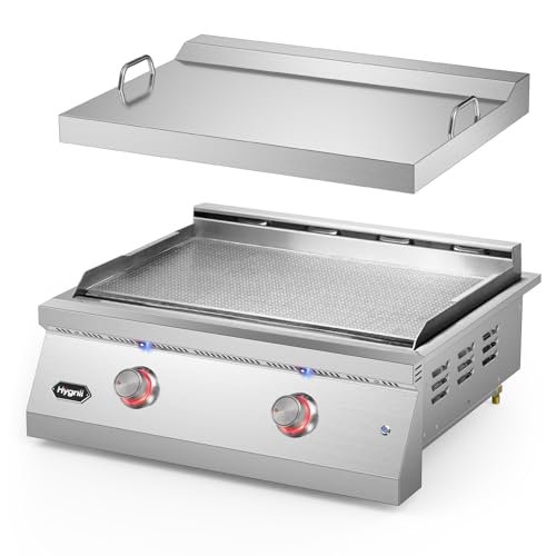 Hygrill 30-Inch Premium Built-In Liquid Propane Griddle for...