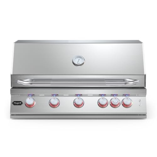 Hygrill Premium XTR 40-Inch Built In Grill, 5-Burner...