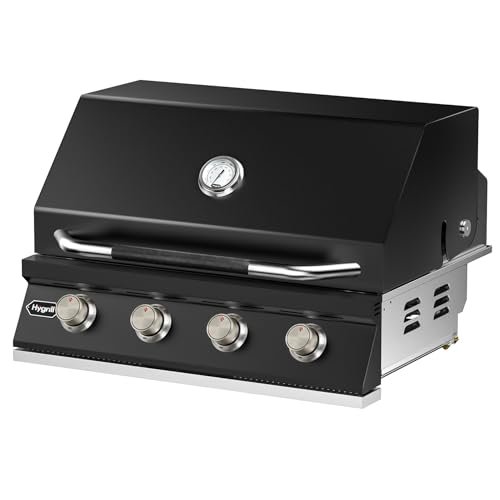 Hygrill STD Series 32-Inch Built In Grill 4-Burner Liquid...