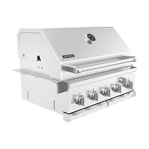 Spire Premium 5 Burner Built In Gas Grill Island Head