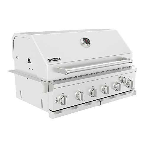 Spire Premium 6 Burner Built In Gas Grill Island Head