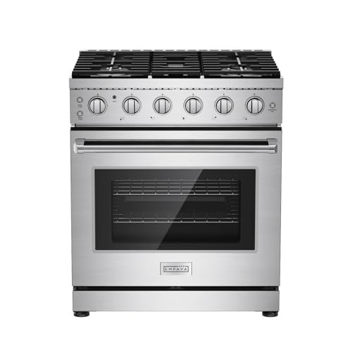 Empava 30 Inch Gas Range with True Convection Oven