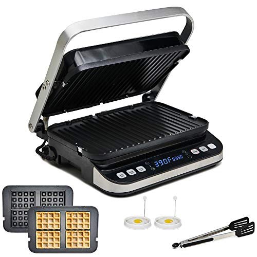 Yedi Total Package 6-in-1 Digital Indoor Grill, with...