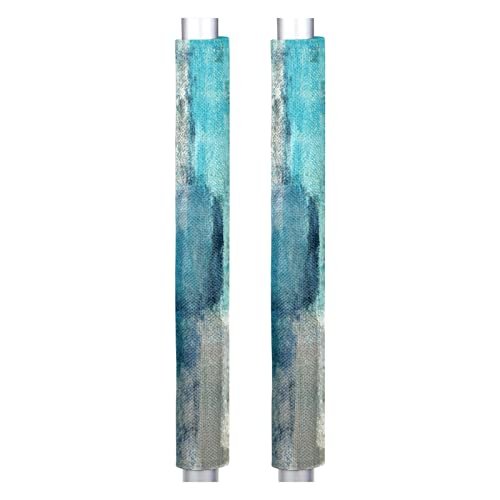 Pardick Refrigerator Door Handle Covers Set of 2 Abstract...