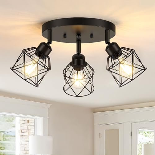 Baocuz 3-Light Kitchen Flush Mount Ceiling Light,...