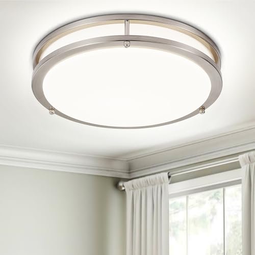 DLLT Flush Mount LED Ceiling Light: 13 Inch 5CCT Dimmable