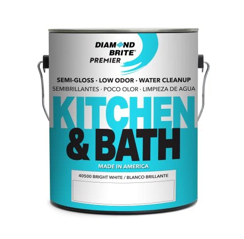 Diamond Brite Paint Kitchen & Bathroom 1 Gallon White Latex
