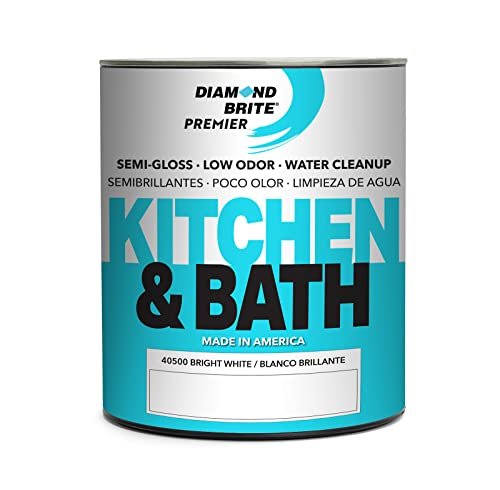 Diamond Brite Paint Kitchen & Bathroom 1 Quart White...