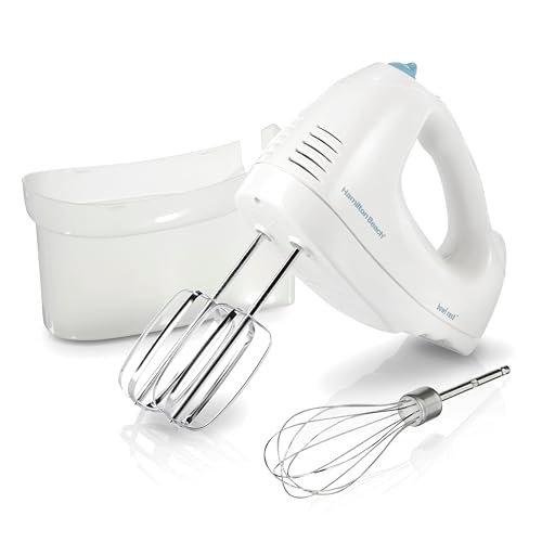Hamilton Beach 6-Speed Electric Hand Mixer with Snap-On...