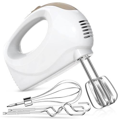 Hand Mixer - 5 Speed Portable Kitchen Electric Handheld...
