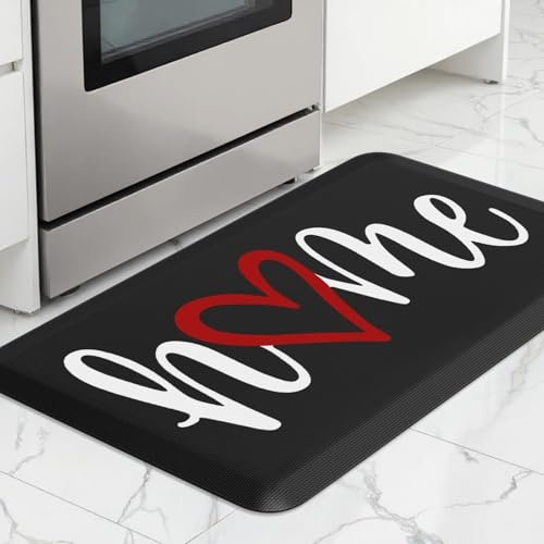 HappyTrends Kitchen Mat Cushioned Anti-Fatigue Rug Non-Slip...
