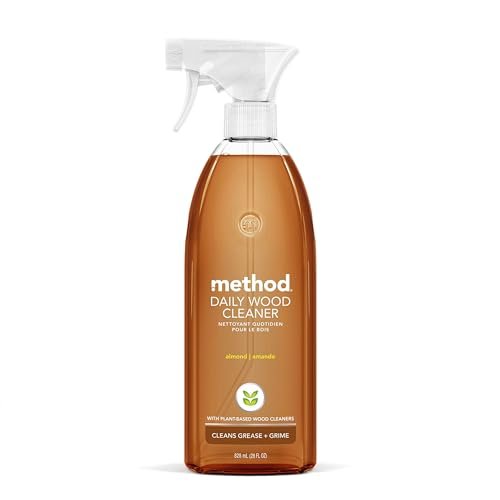 Method Daily Wood Cleaner, Almond, Cleans Shelves, Tables...