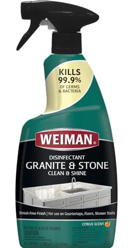 Weiman Disinfectant Granite Daily Clean & Shine, 24 Fl Oz