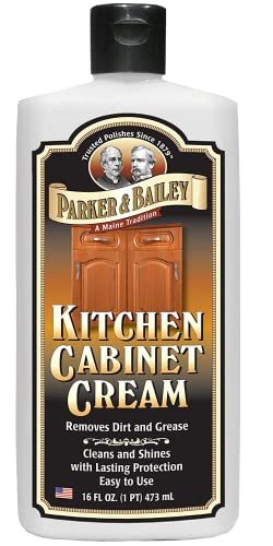 Parker and Bailey Kitchen Cabinet Cream-Wood Cleaner-Grease...