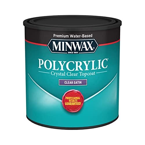 Minwax 233334444 Polycrylic Protective Wood Finish, Clear...