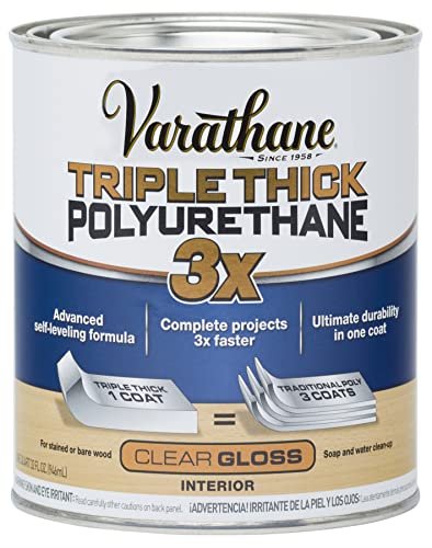 Varathane Triple Thick Polyurethane Clear Wood Finish,...